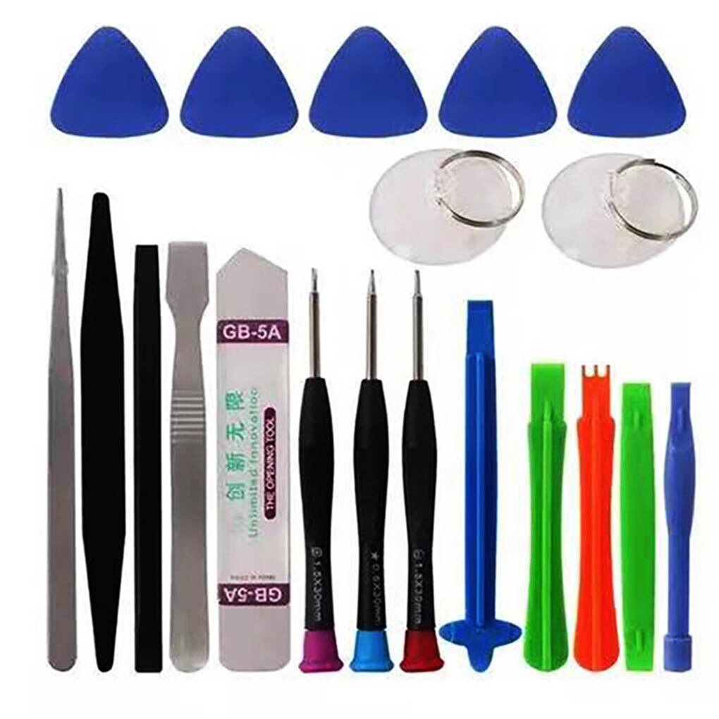 21-in-1 Cell Phone Repair Tools Set Universal Opening Pry Tool Kit Spudger Tweezer Disassemble Tools: 20-in-1