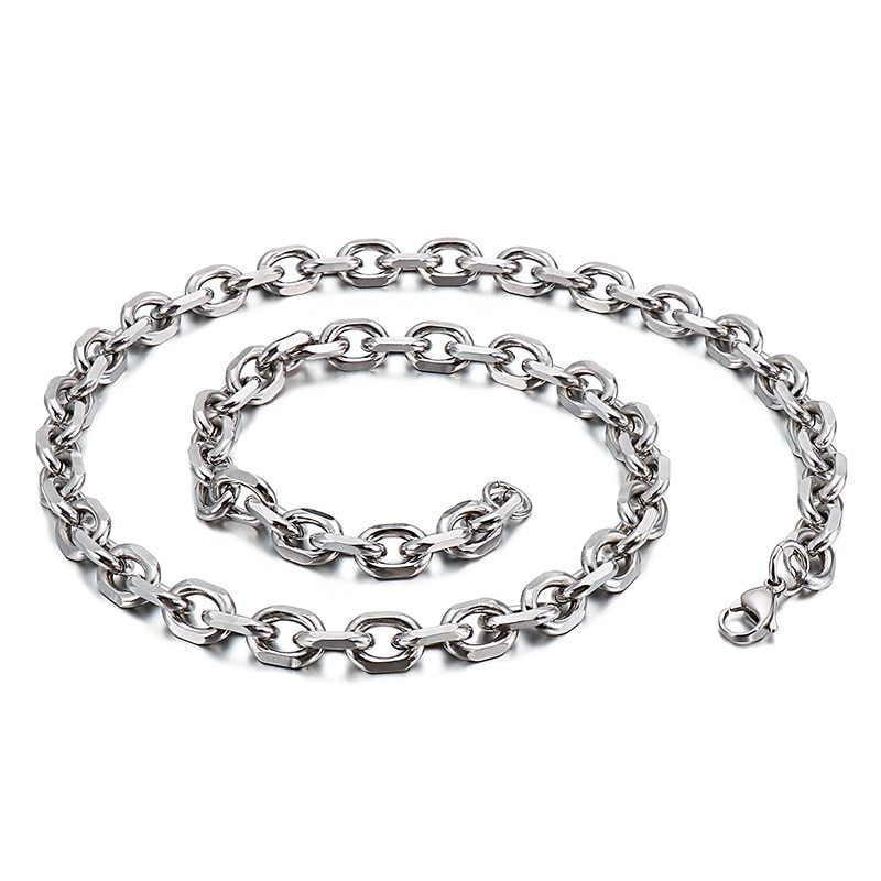 Rvs Kettingen Kettingen Cubaanse O Ketting voor Mannen Vrouwen Hip Hop Punk DIYJewelry1.5MM 2MM 3MM 4MM 5MM 6MM
