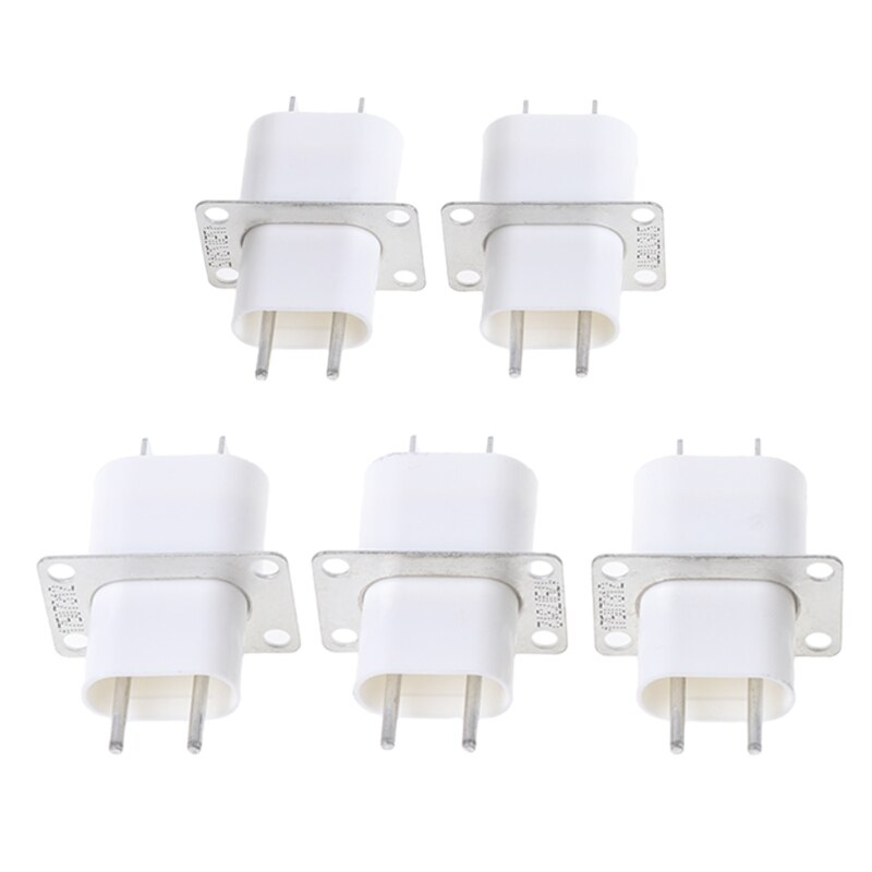 5Pcs Elektronische Magnetron Magnetron 4 Filament Pin Sockets Converter Thuis