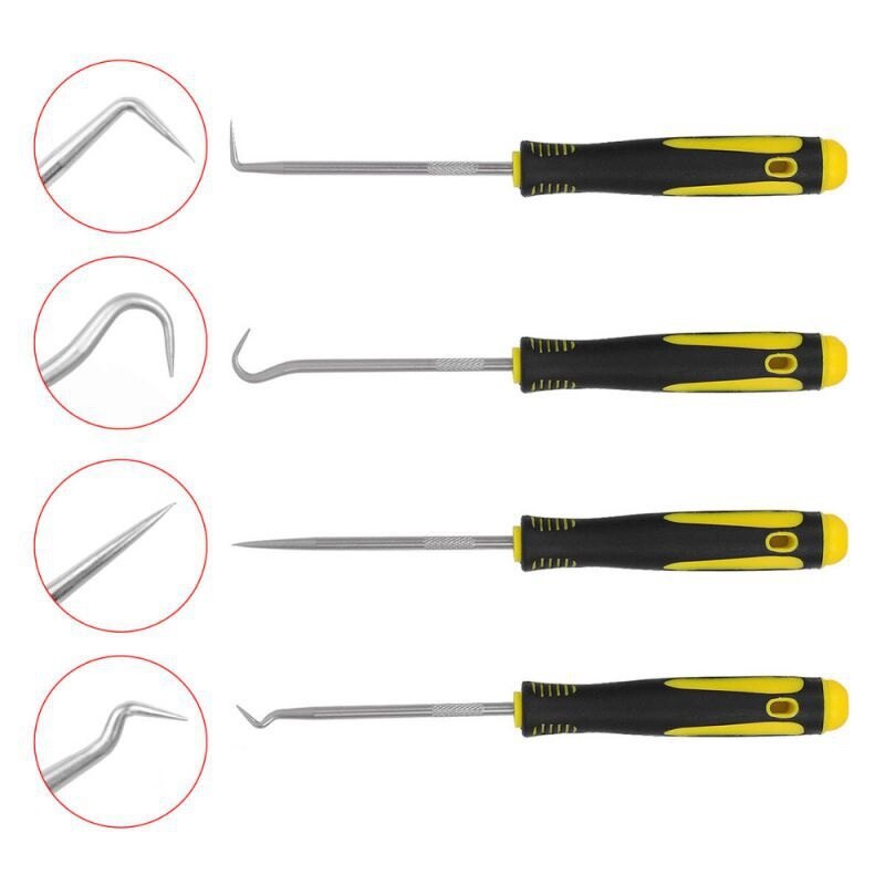 4Pcs/Auto Automotive Extra Lange Set O-Ring Seal Remover Hand Tool