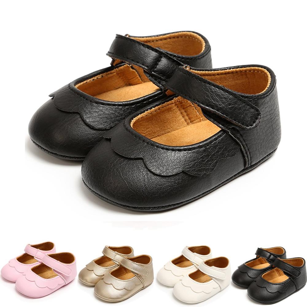 Niño chico bebé niño lindo primer paseo primavera superficial gancho y bucle zapatos 0-18m zapatos de bebé