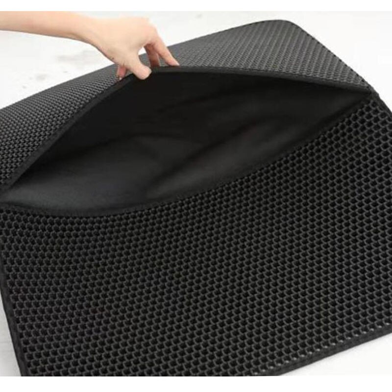 Double Layer Cat Litter Mat Catch Kitten Sand Liquid Waterproof Bed Pads Trapping Pet Litter Box House Clean Accessory