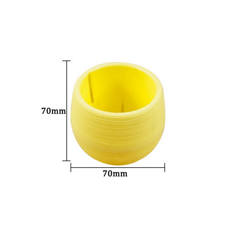 Colourful Round Plant Pot PP Mini Container For Cactus Flower Planters For Succulents Decor Plants Desktop Flower Pots: yellow