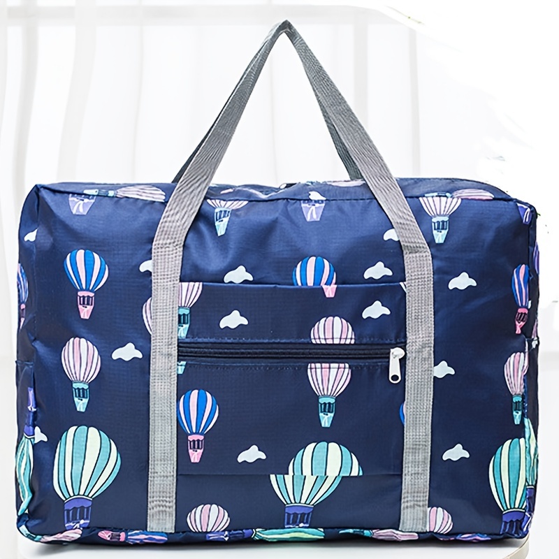 Zusammenklappbare Reisetasche, Organizer-Tasche, Gepäcktasche, Reise-Handheld-Boarding-Tasche, große Kapazität, Reiseaufbewahrung