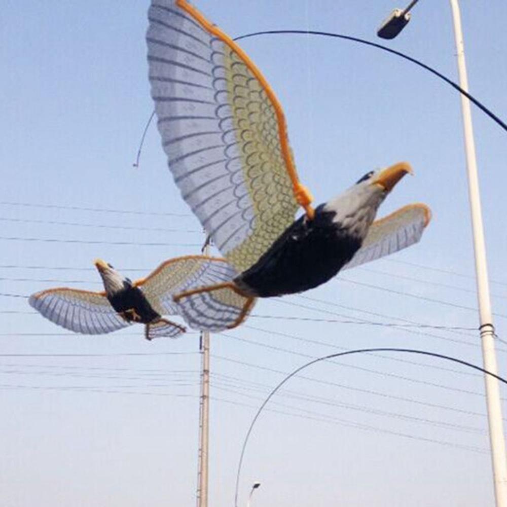 Outdoor tuindecoratie afschrikken creatieve hangende adelaar vliegende vogel vogelafstotend afschrikmiddel