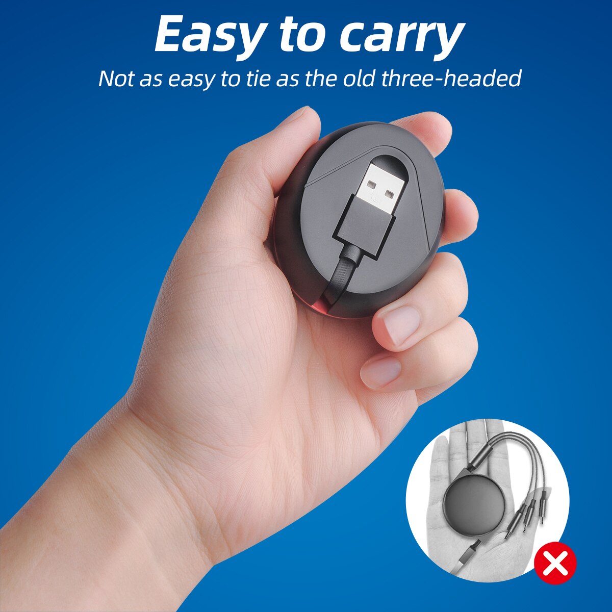 3 in 1 magnetische kabel snel opladen usb type c micro-oplaadkabel datakabel intrekbare magneet oplaadkabel voor iphone xs max x