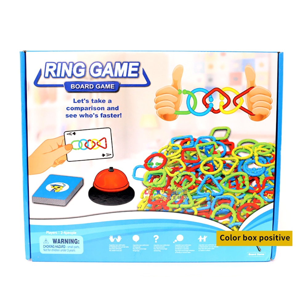 Educational Interactive Over 3 Years Old Game For Children Wide Applicability Ring Game Colors Shapes Cognition
