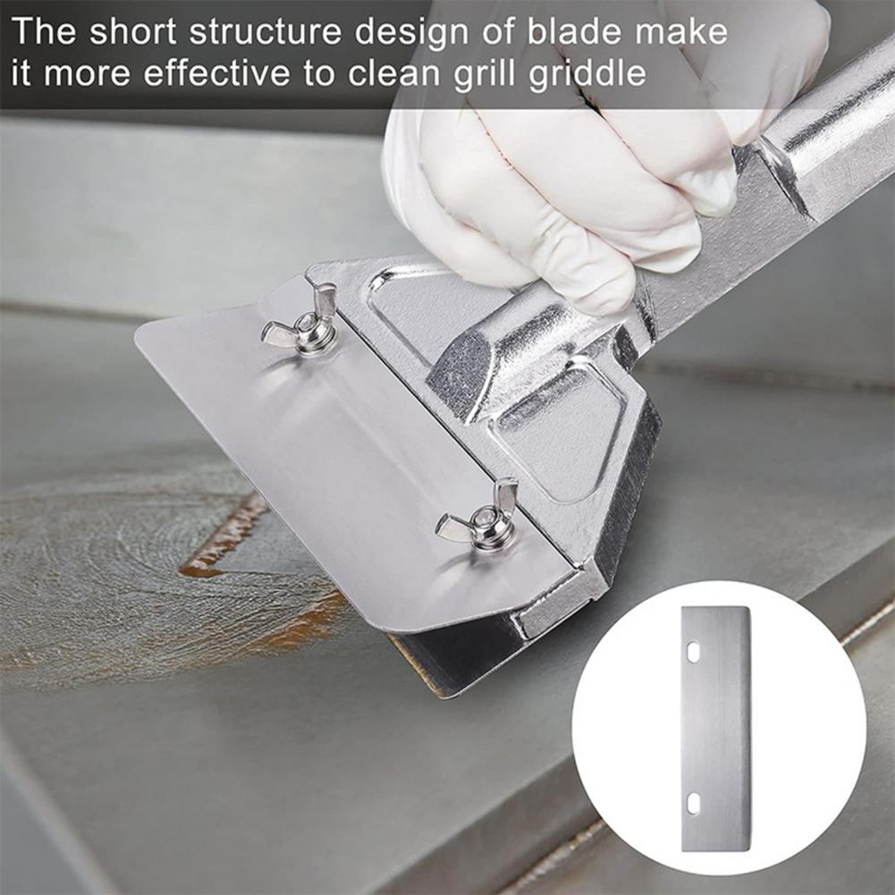 Grill Scraper Replacement Blade Premium Stainless Steel Bbq Accessories Set for Heavy Duty Outdoor Barbecue Grill Tools