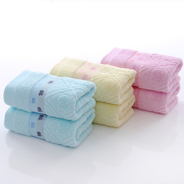 1pc 33*72cm Apple pattern Terry face towels cotton Soft Absorbent Romatic Lovers Towel Bath Accesory towels bathroom