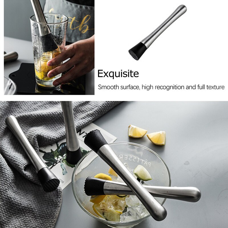 Stainless Steel Crusher Lemon Cocktail Blender Whiskey Bartending Tool Bar Tool
