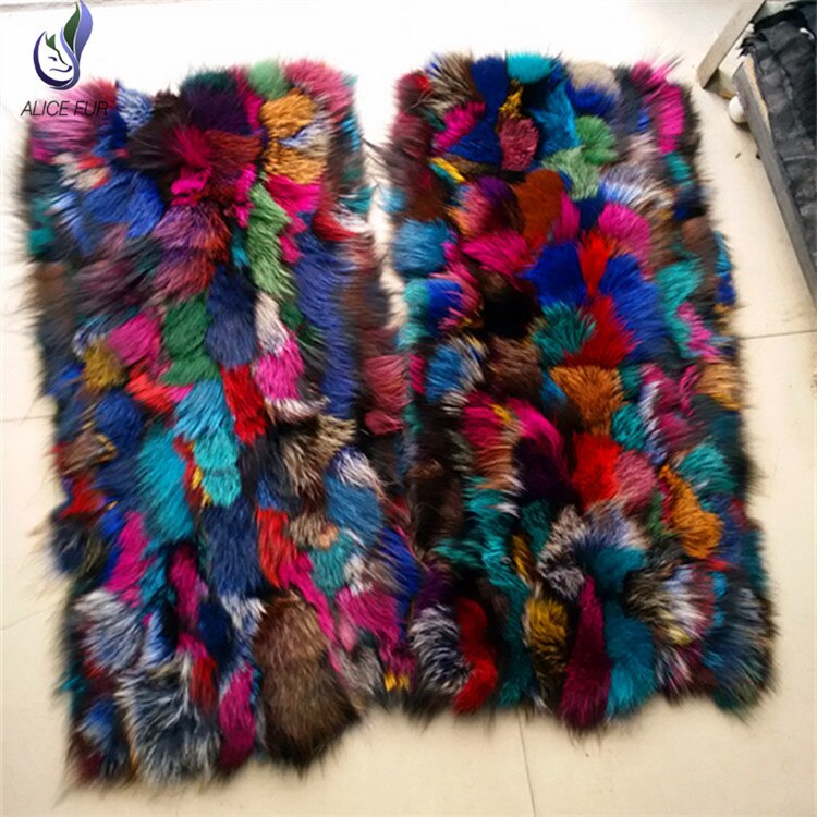 China Splicing Blauw Vossenbont Plaat/Vossenbont Huid Plaat/Zilver Vossenbont Plaat: 3