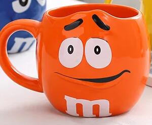 Kubki robić kawy o dużej pojemności kubki na mleko na herbatę śniadaniową: Pomarańczowy