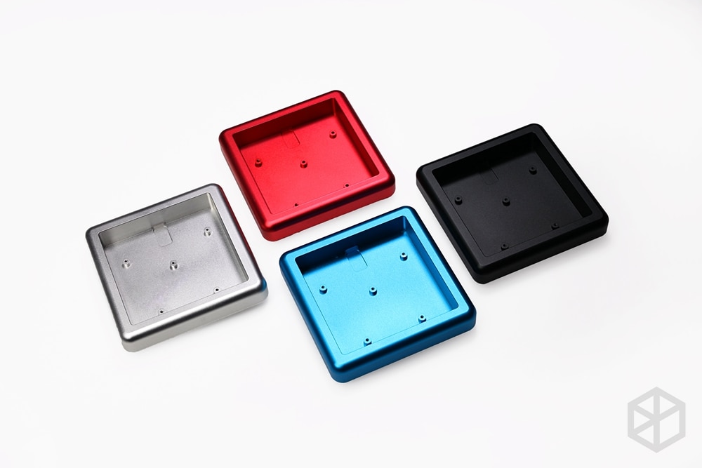 Anodized Aluminium cubic case for bm16a bm 16 bm16 keyboard acrylic panels stalinite diffuser can support Rotary brace supporter