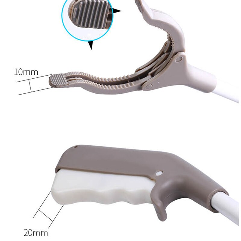 Recogedor de basura plegable para el hogar, acero inoxidable, Clip de basura para hojas de jardín, herramientas de recogida de residuos, 1 Uds.