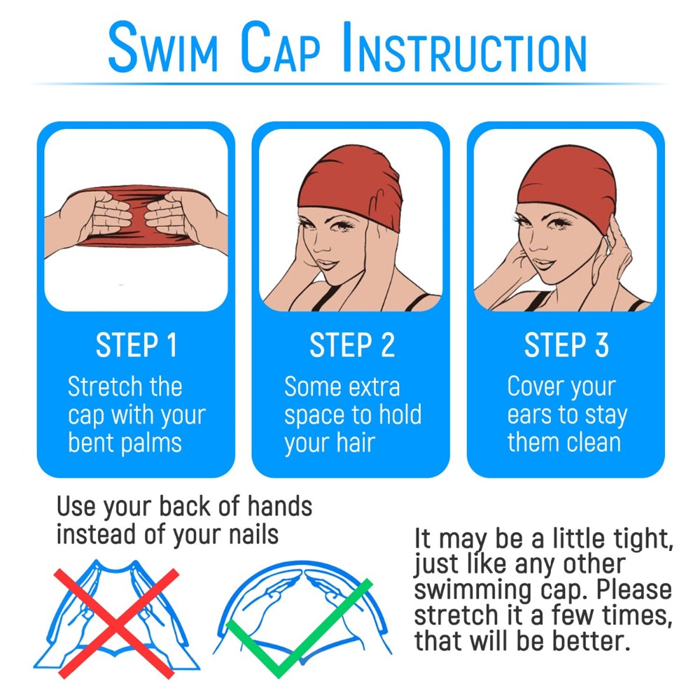Gorro de piscina impermeable para niños y niñas, Delfín de dibujos animados, protección de oídos, gorro de buceo, gorras de nadar para niños