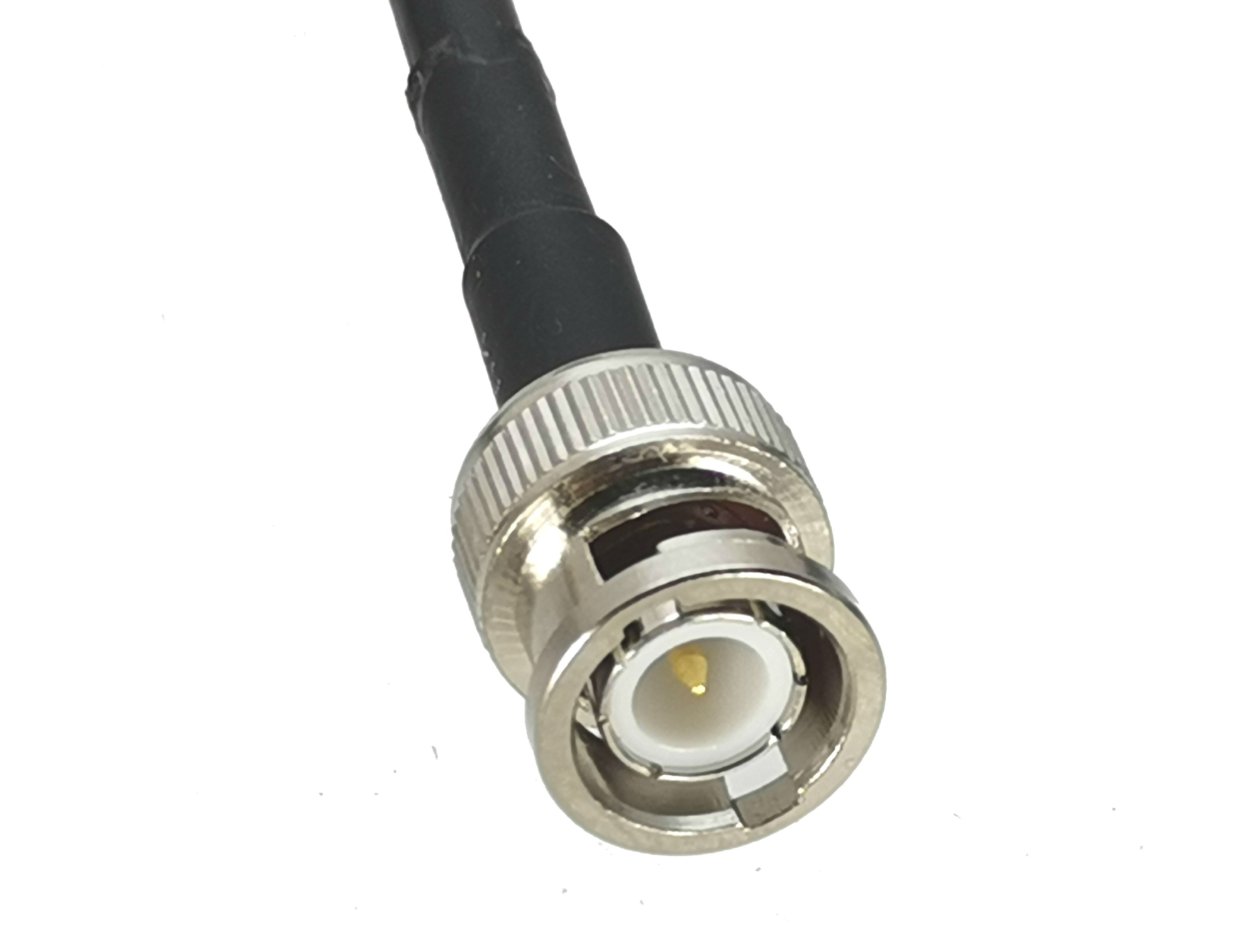1Pcs RG58 SMA Male plug to BNC Male plug Connector RF Coaxial Jumper Pigtail Cable For Radio Antenna 4inch~20M