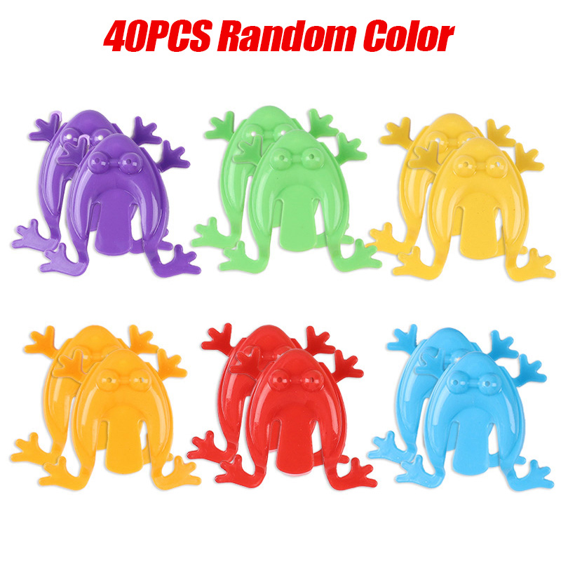 10–50 Stück springender Frosch, prallen, Zappelspielzeug, Antistress, lindert Kindergeburtstag, Gastgeschenke, Goodie, Pinata-Füller, Weihnachts-Familienspiel: Minze Grün
