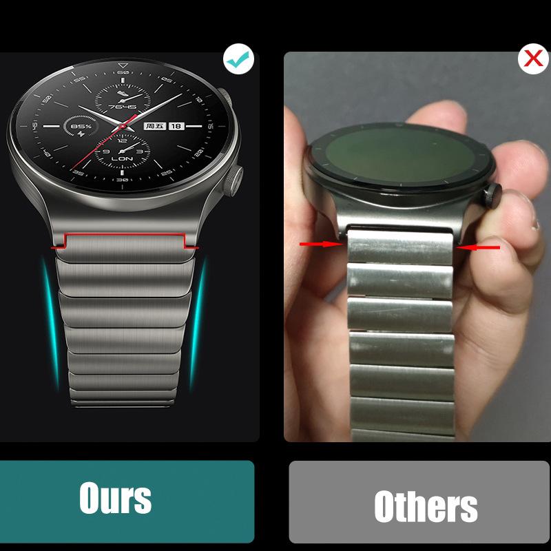 GT2 Metal Strap Stainless Steel Strap 22mm For Huawei Watch GT 2 Pro Original Titanium Grey Metal watchband