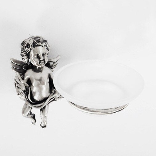 Wieszaki starożytny kolor cyny wieszak na ręcznik wieszak na ubrania wieszak na drzwi klasyczny anioł dekoracja na ścianę robić domu półka łazienkowa MB-0782T: Soap Dish