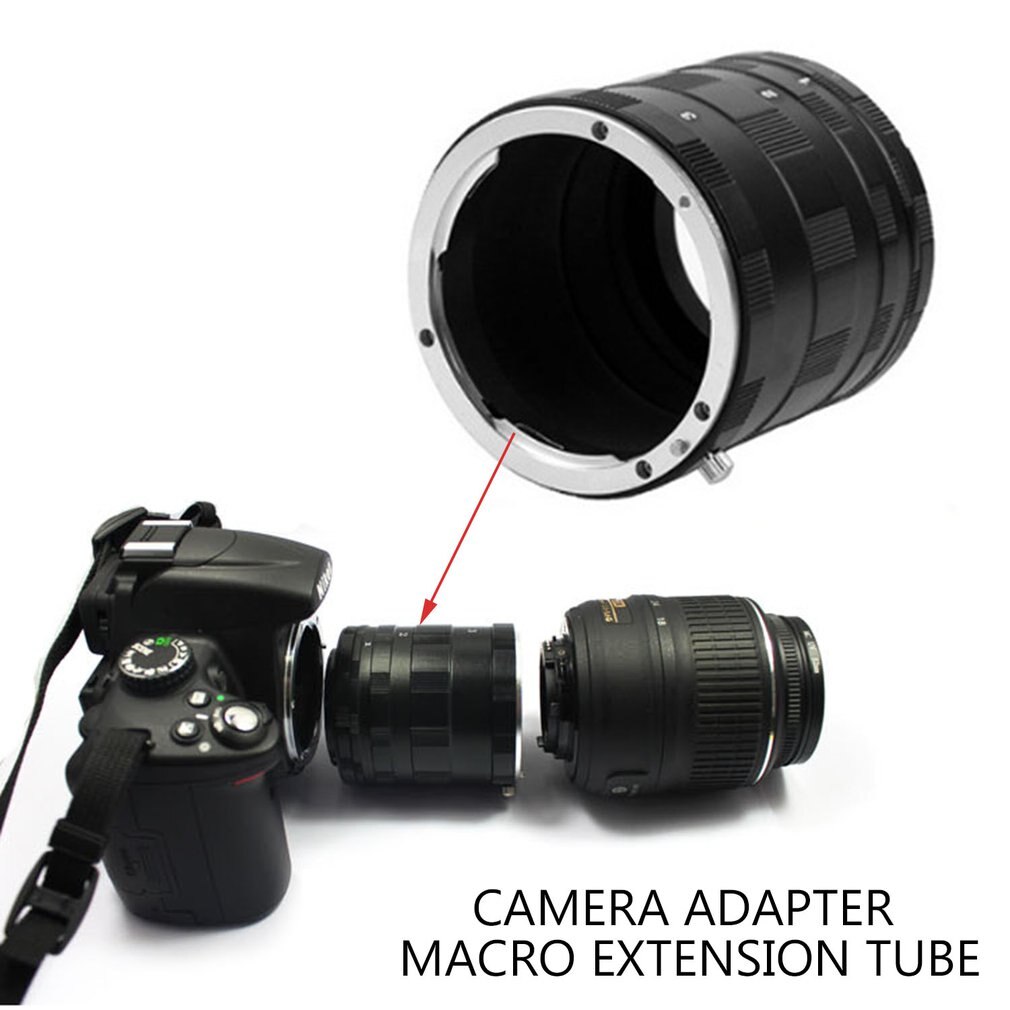 Adapter do aparatu pierścienie pośrednie makro pierścień dla Nikon d7000 d7100 d5300 d5200 d5100 d5000 d3200 d3100 d3000 d90 d80 d70 d60 DSLR