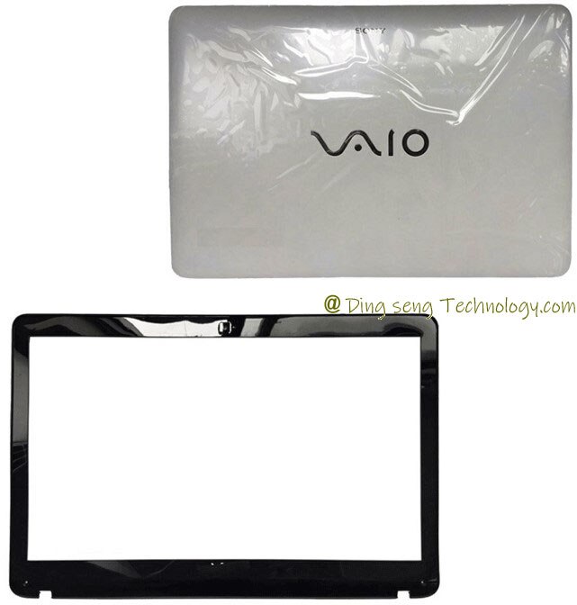¡Novedad! Carcasas LCD orig para SONY Vaio Fit SVF152 SVF152C29M cubierta trasera + bisel frontal, pantalla no táctil