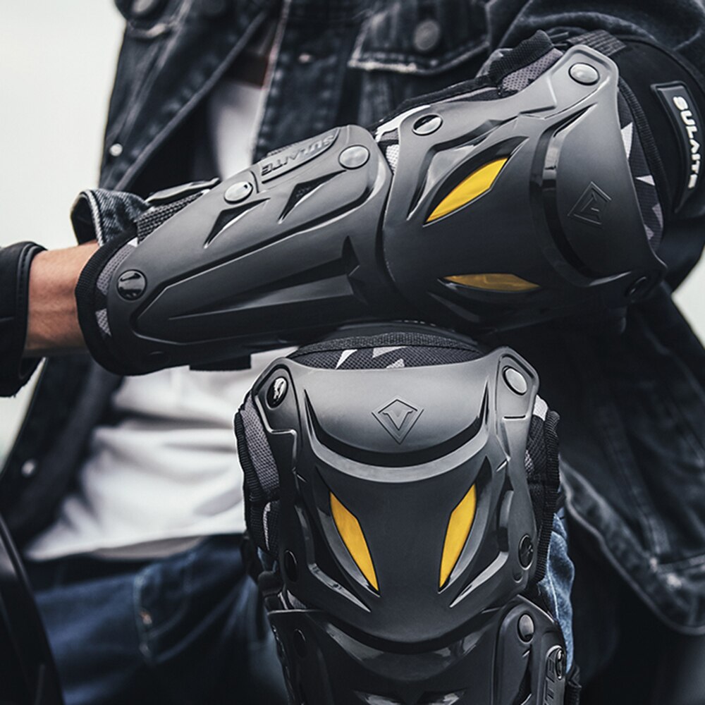 Coudières et coudières de Moto pour hommes et femmes, équipement de Protection pour motocyclistes, Motocross, vtt