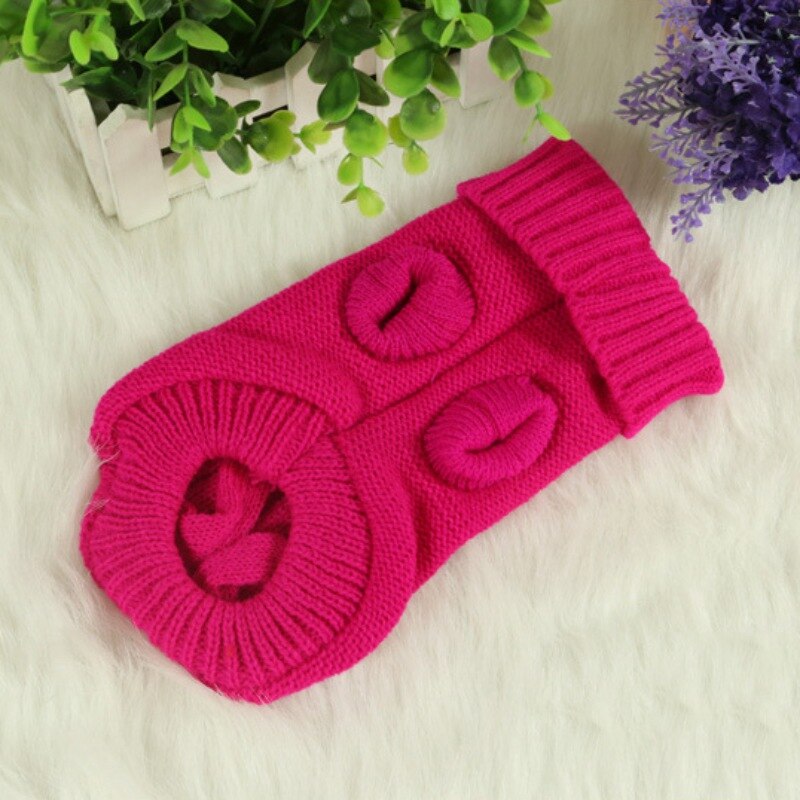 Dog Hoodie Sweater KNIT Jumper Hoodie Pet Puppy Clothes Coat Jacket Winter Warm Clothes Apparel Pet clothes Dog Sweatshirt 1