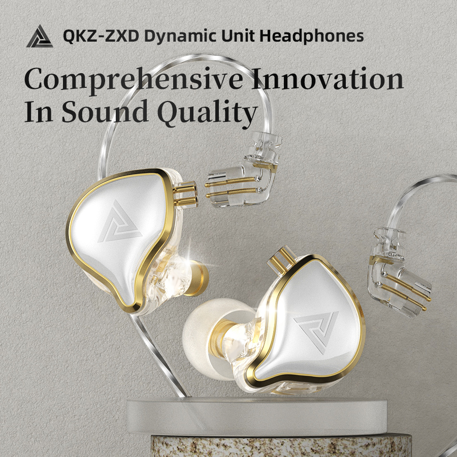 QKZ ZXD CRN EDX PRO Dynamic Earphones HIFI Music Sport Earbuds In Ear Earphones Sport Noise Cancelling Headset DQ6 ZS10PRO