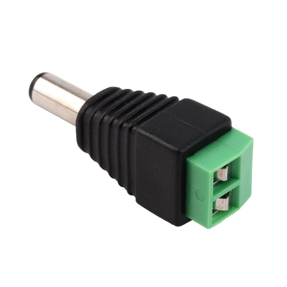 Mini Draagbare Dc 12V Plug Kabel Adapter Connector Male Voor 5050 3528 Led Connector Strip Licht Voeding