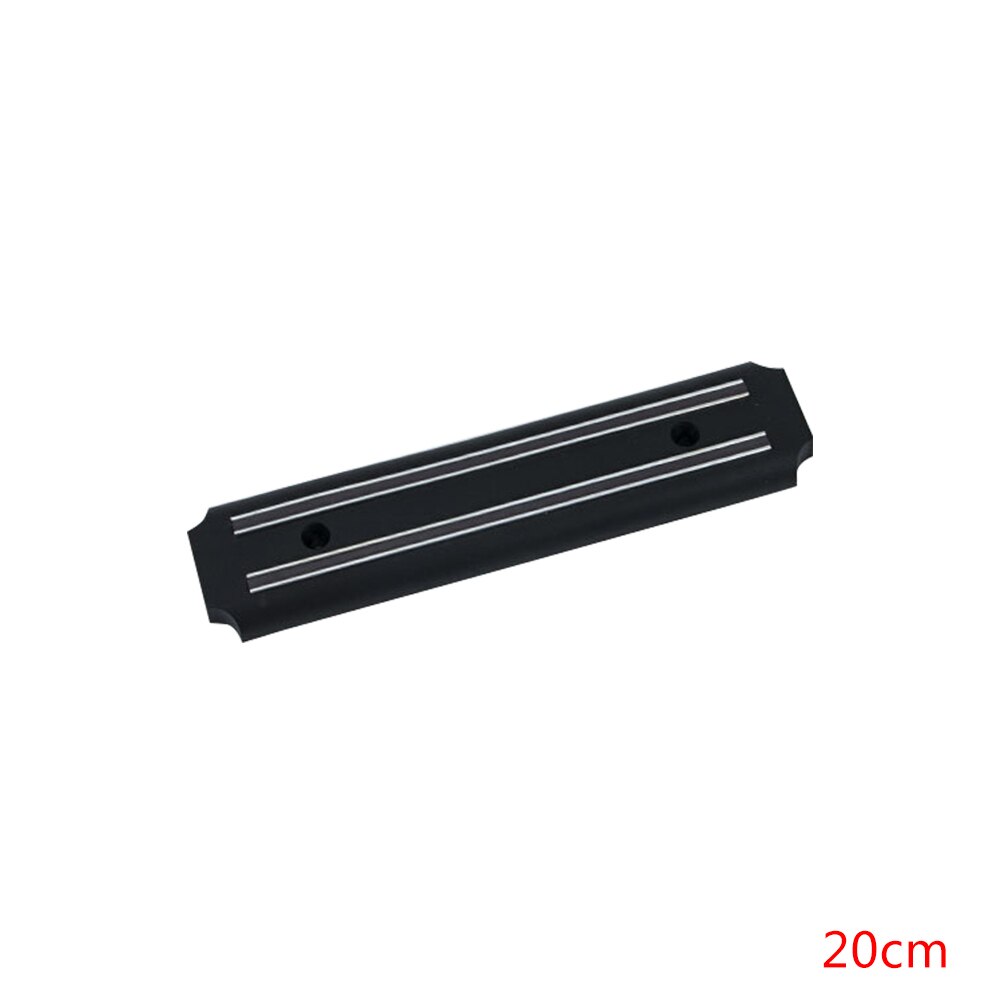 20/33/38/48cm Magnetic Knife Holder Wall Mount Black ABS Placstic Block Magnet Knife Holder For Metal Knife: 20cm