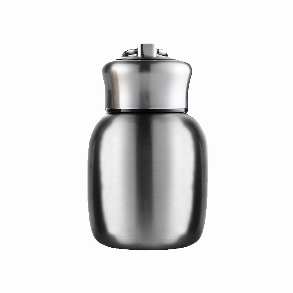 200ML 280ML Thermoskanne Aus Edelstahl Vakuum Isolierung Thermofeeding Flasche Art Isolierung Tasse Reise Trinken Wasser Flasche: Silber-