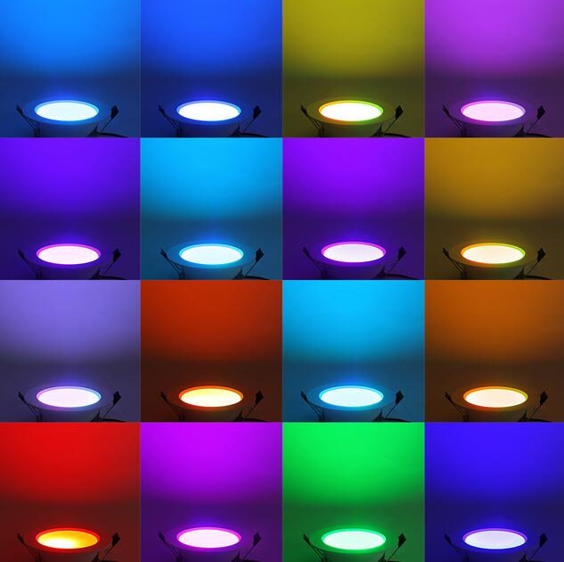 3 W 5 W 10 W RGB LED Panel Light met Remote Contr, LED Inbouw Verlichting Lamp, RGB Led Plafondlamp, Hal Lichten Wandlampen