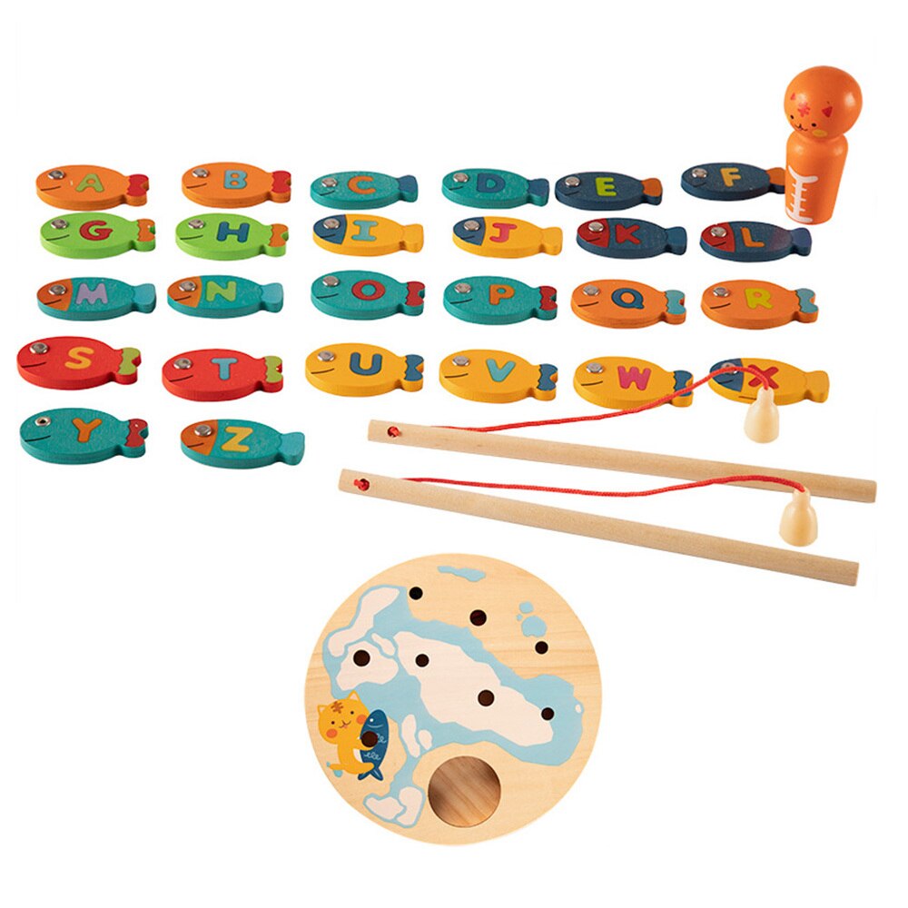 1 impostato pesca Giochi giocattoli magnetico pesca oggetti di scena per ragazze bambini