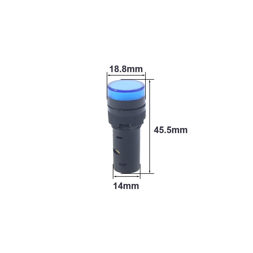 20 st 12v 24v 220v 16mm panelmonterad signal power... – Vicedeal