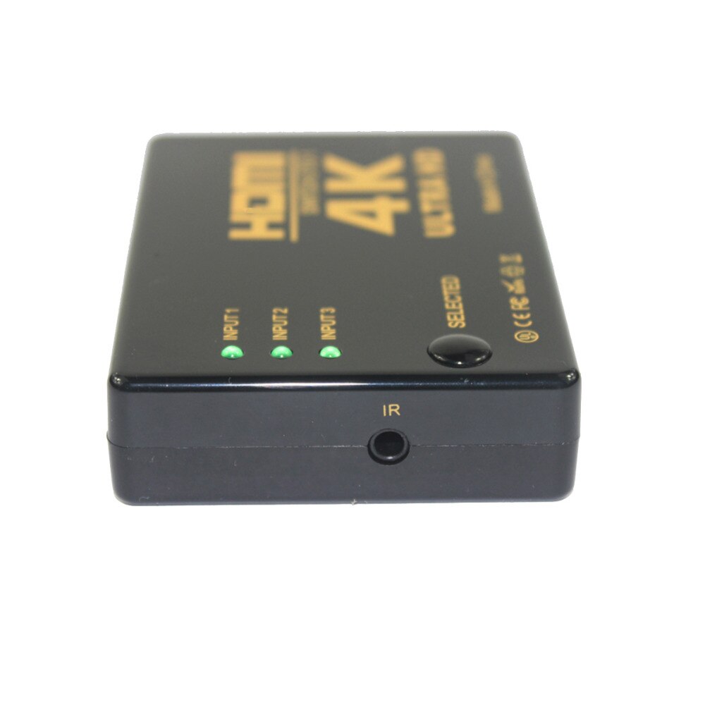 4K * 2K 3-in-1 Out HDMI Hub Switch Splitter TV Switcher w/ IR fernbedienung Ultra HD HDMI Splitter Schalter