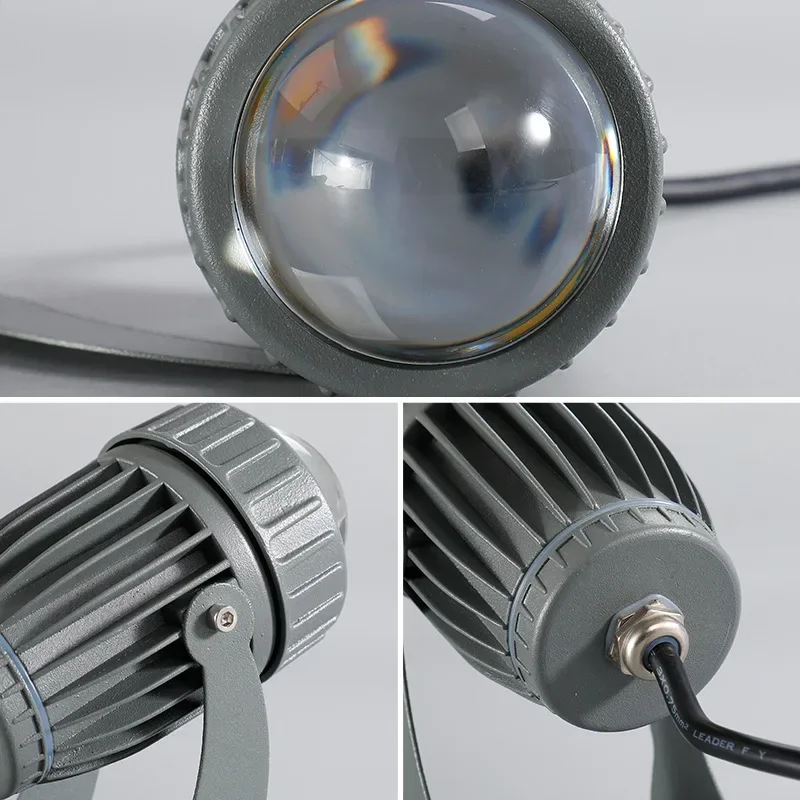 Outdoor LED Garden Wall Spotlights 10W Landscape Lighting AC220V Red Green Blue IP65 Waterproof One Beam Lights