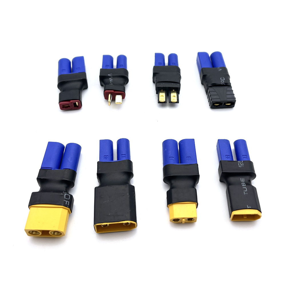 Adaptador EC5 a XT60 XT90 TRX T, conectores hembra/macho, piezas de Control de batería Lipo RC, conector DIY, 1 Uds.