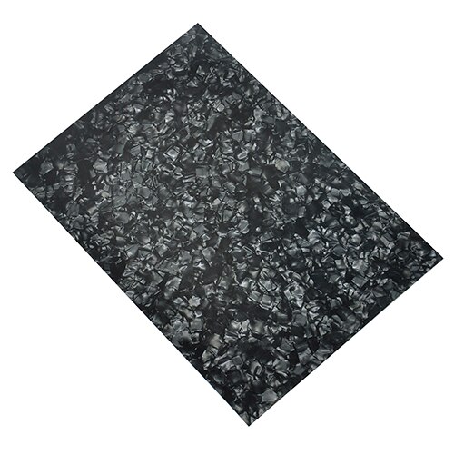320Mm X 1300Mm Celluloid Sheet 0.46Mm Muziekinstrument Deco Vel Diy Drum Wrap Multi Kleuren: Black Pearl