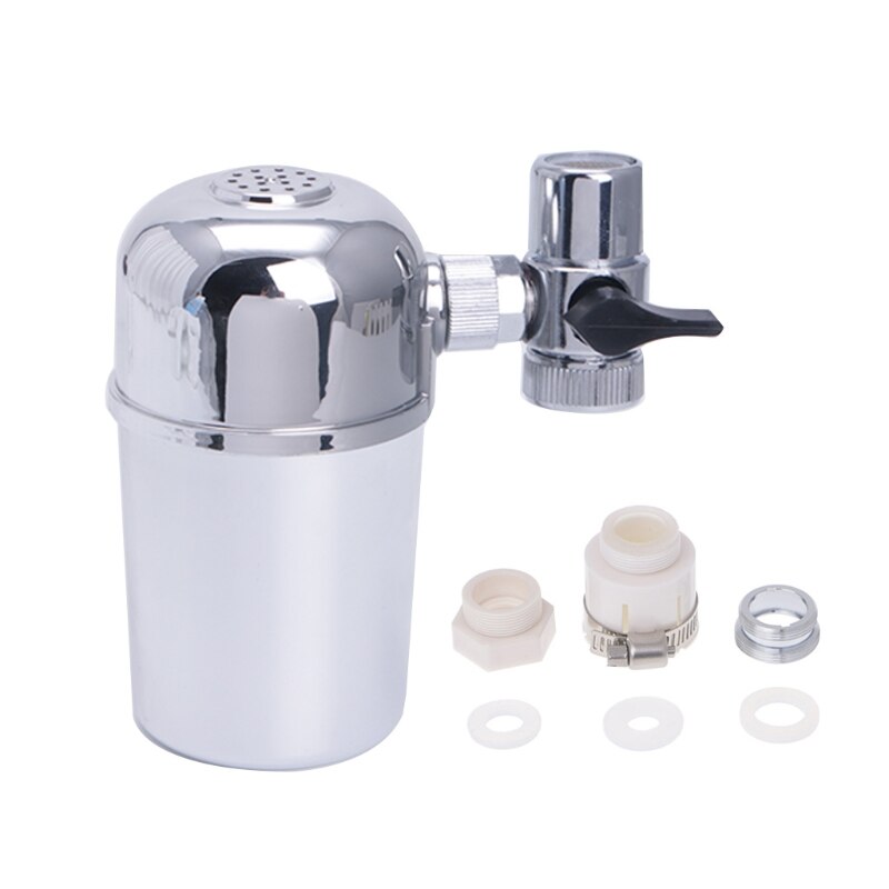 Home Faucet Water Filter Domestic Use Kitchen Health Tap Water Purifier Silver: Default Title