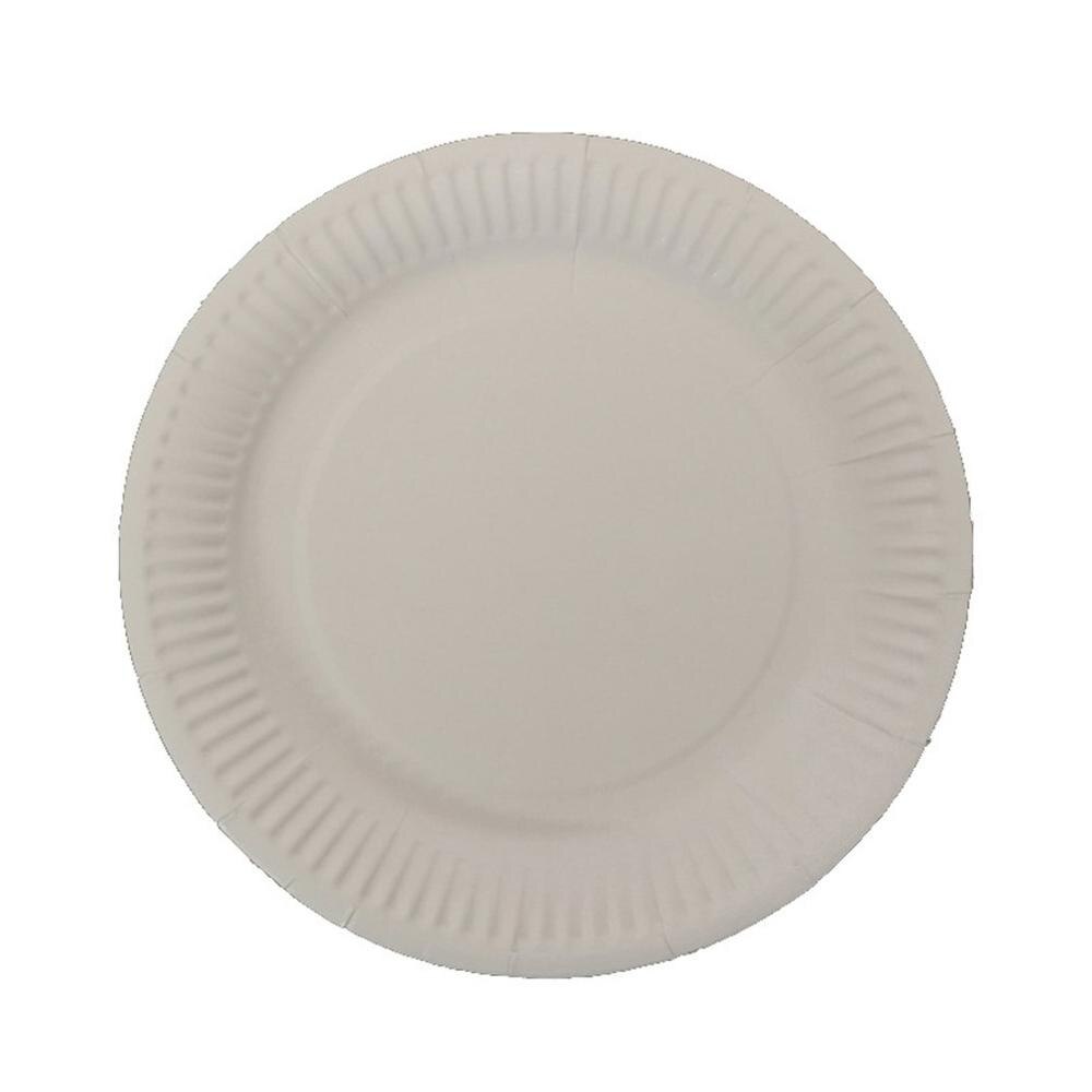 10Pcs Einweg Papier Platten Geburtstag Party Kreis Platte Obst Platte Kuchen Tablett Geschirr Geburtstag Partei Liefert