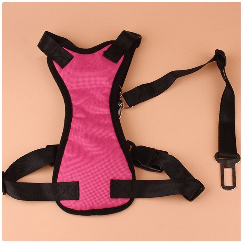 Veiligheid Hond Autogordel Pet Harness En Leash Set Verstelbare Nylon Mesh Voertuig Harnassen Hond Vest Voor Medium Grote honden