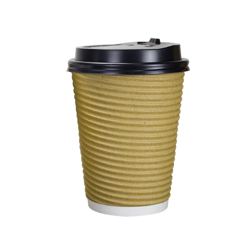 50pcs 8oz/12oz/14oz/16oz Kraft papaer paper cup disposable coffee cup birthday party favors milk tea juice cold dirnk cups