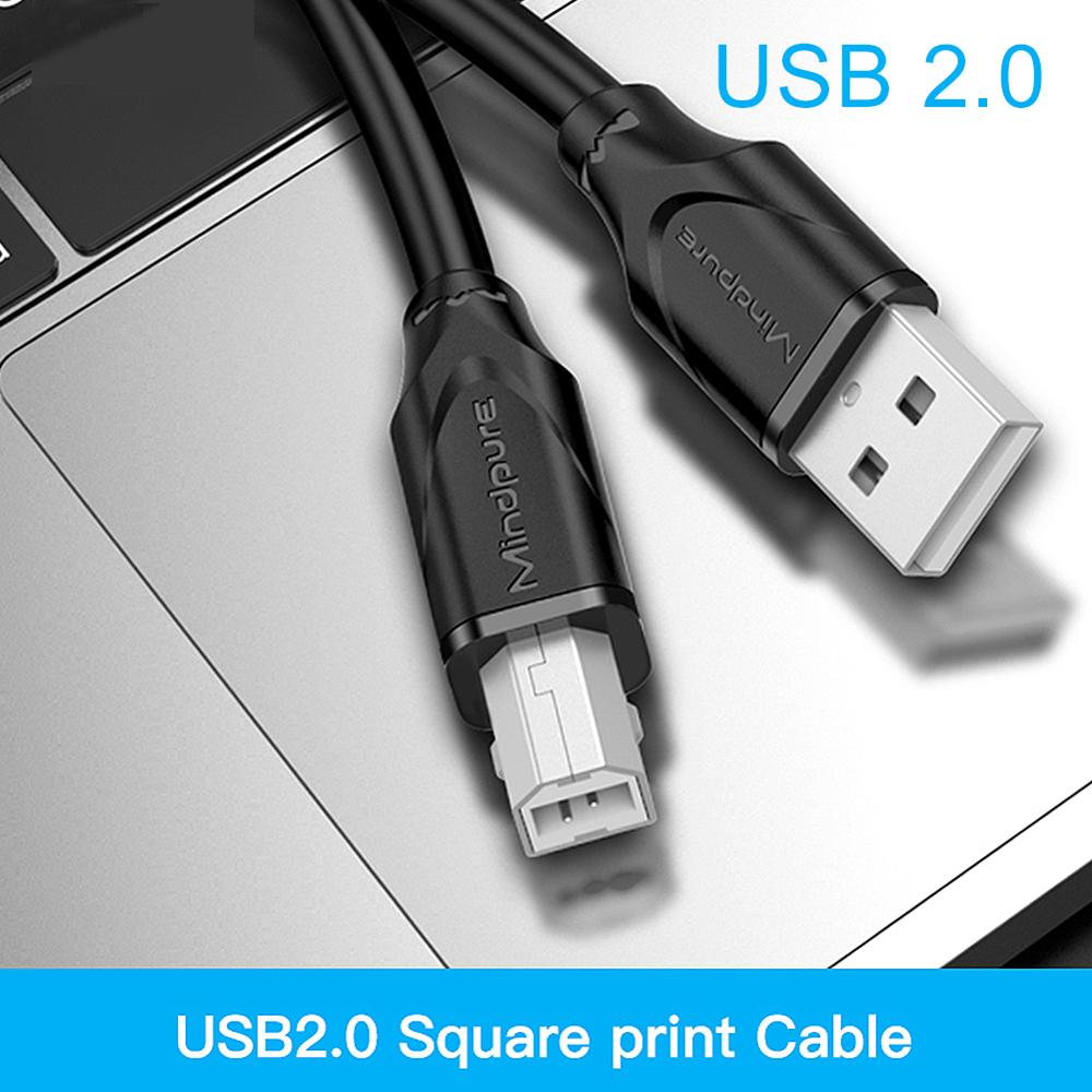 usb cable for printer High Speed A to B Male to male usb Printer Cable data sync for 3d label printer lenovo 1m 1.5m 2m 3m 5m