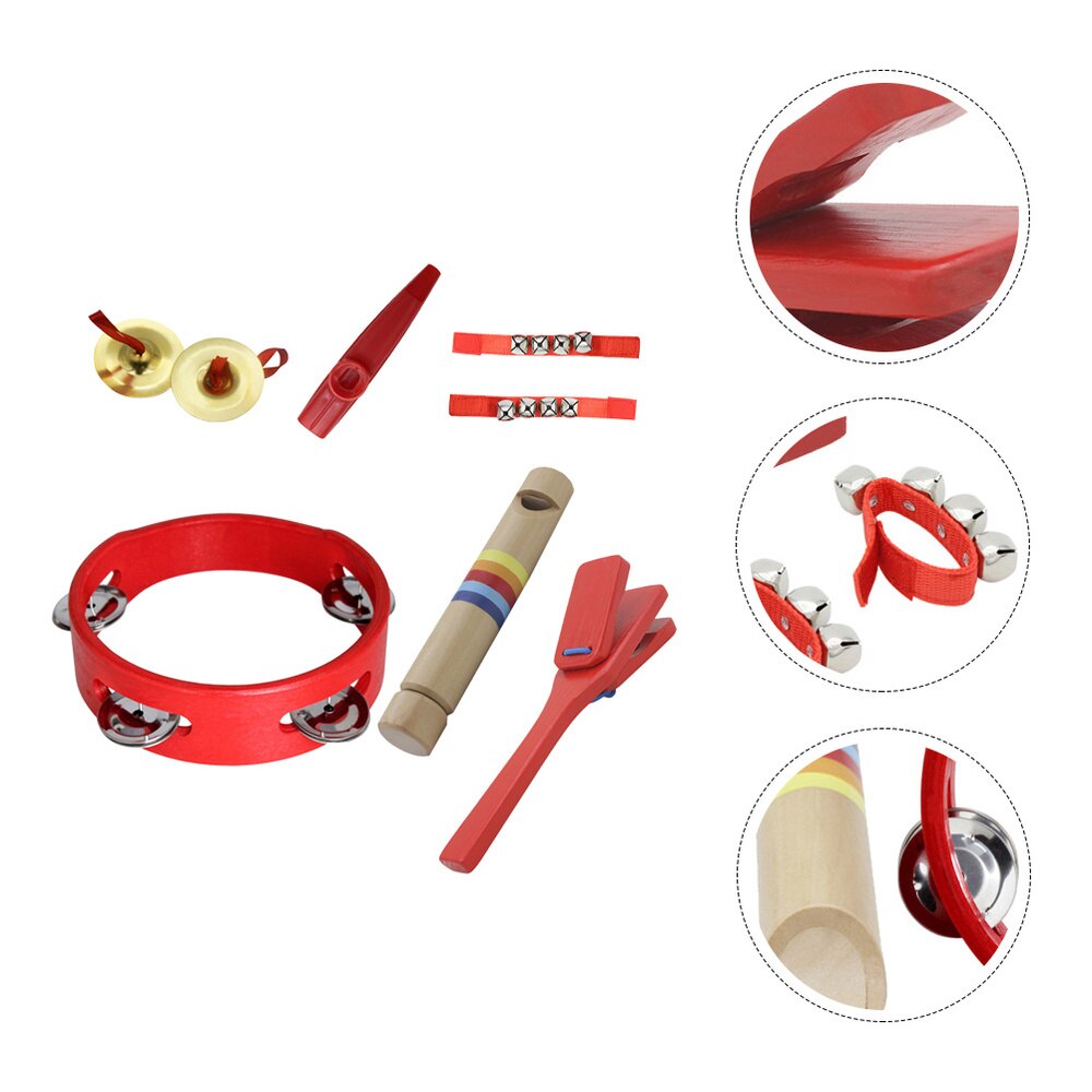 6pcs/set Educational Preschool Kids Toddler Musical Percussion Instruments