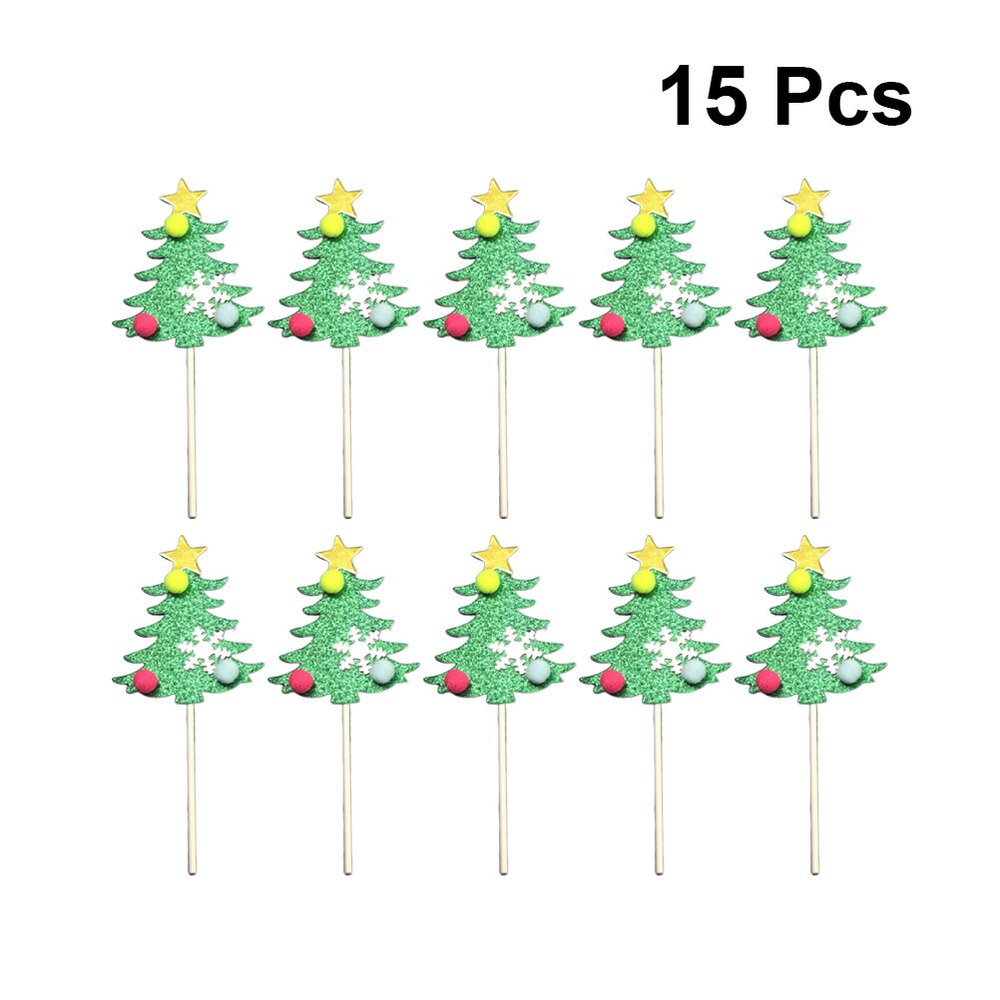 15pcs Cake Topppers Lovely Cake Picks Cake Decoration for Birthday Party: Default Title