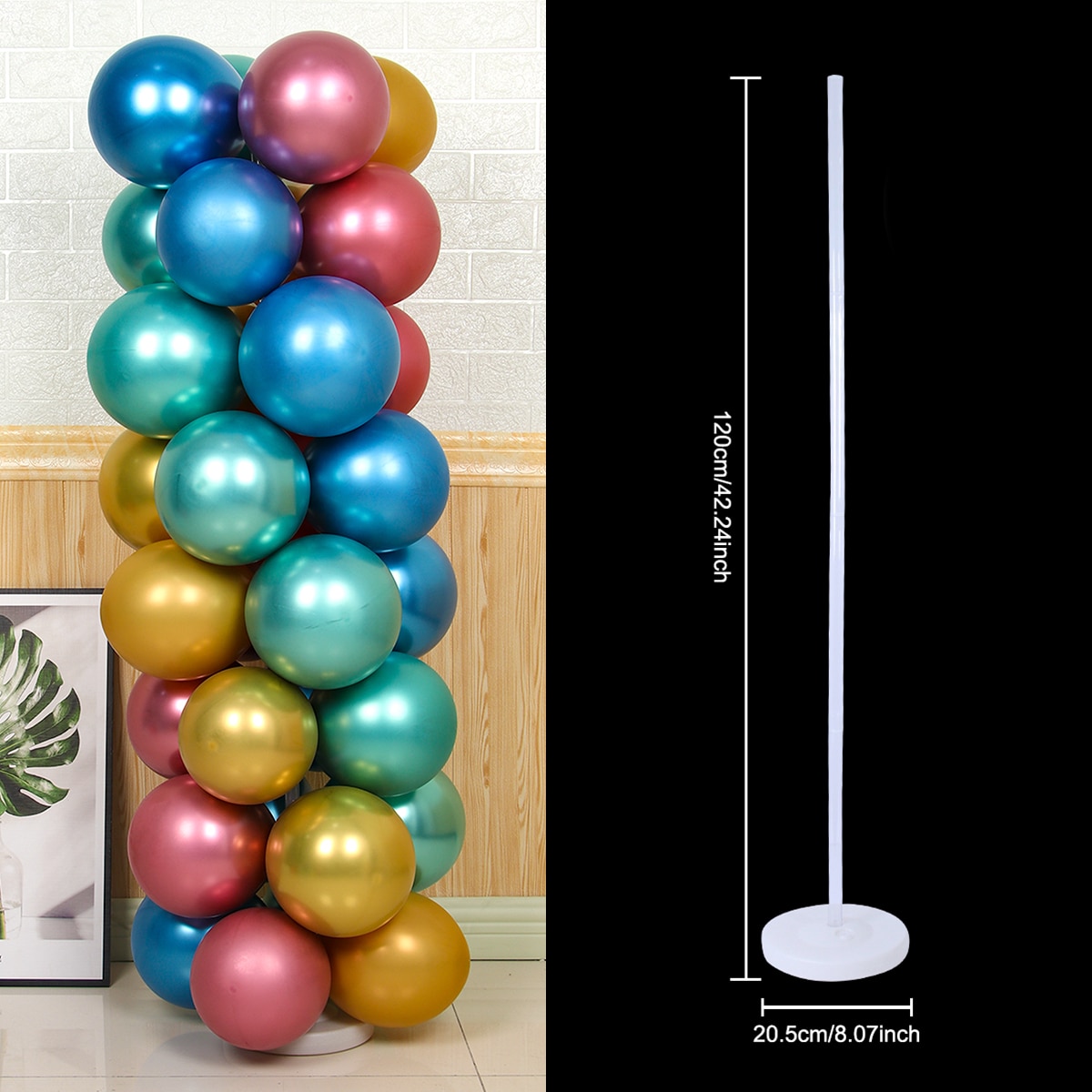 Palloncini In piedi palloncino supporto colonna coriandoli porta palloncini matrimonio compleanno decorazione per feste bambini bambino doccia Balons