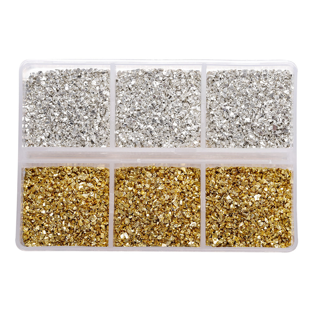 30 g/caja de piedras de vidrio triturado, relleno de resina, piedra rota Irregular para bricolaje, molde de resina epoxi, manualidades, Material de decoración de uñas: Morado