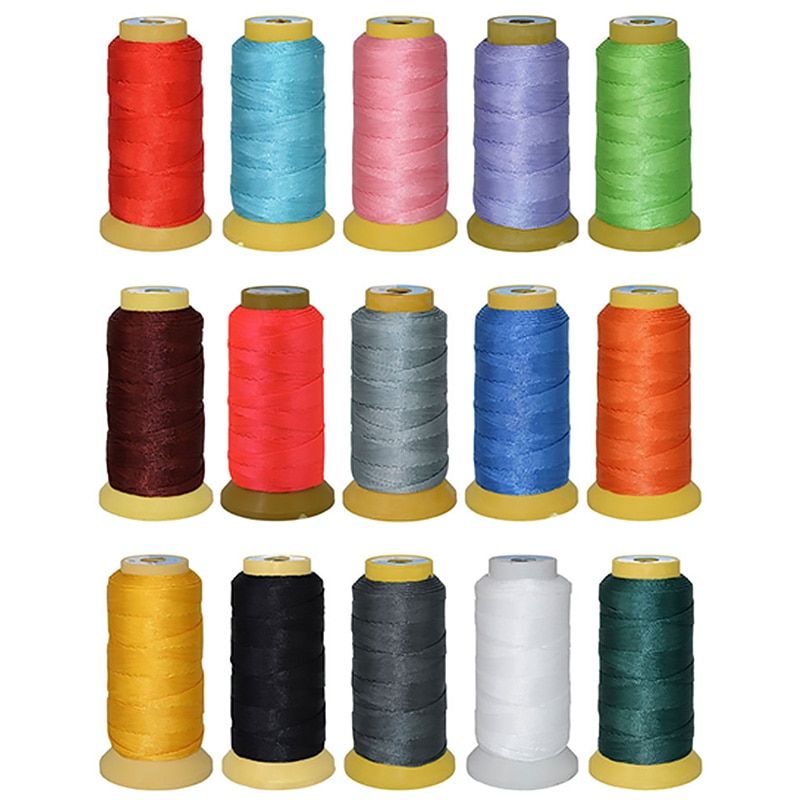 Polyester tre tykk sytråd / jeans tråd håndsøm lerret grov klut denim tråd symaskin linje 1000m