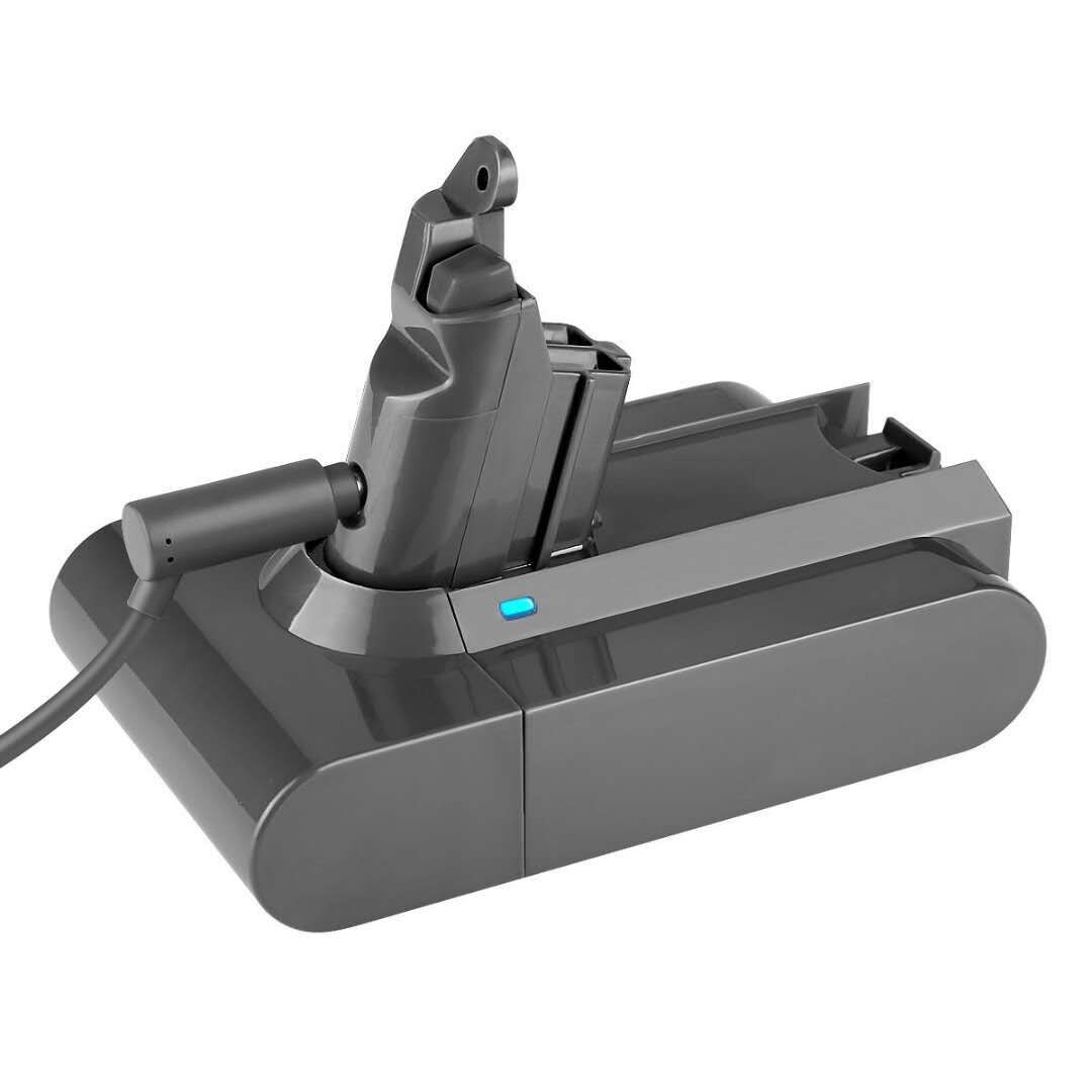 OLNYLO Replacement Battery & Charger for Dyson V6 SV07 SV09 DC58 DC62 - 21.6V 3000mAh Li-ion