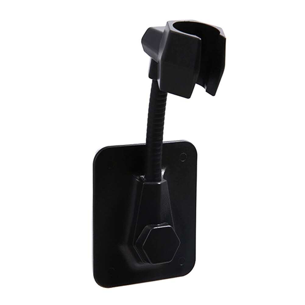 Universal Adjustable Shower Bracket Stand Holder Rotatable for Bathroom Home SEC88: Black  1PC